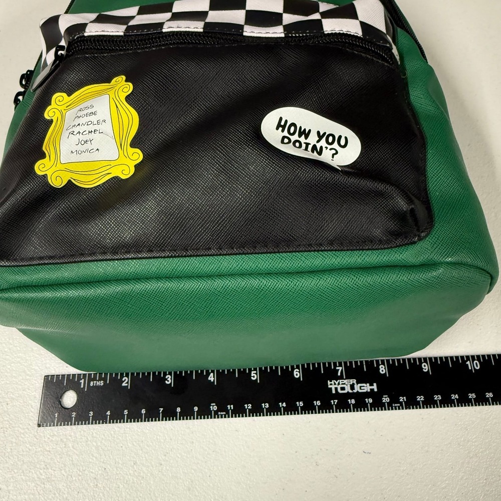 Friends TV Show Central Perk Faux Leather Mini Backpack how you‎ doin' Y2K - Picture 3 of 6